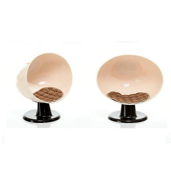 Yes4pets Medium Pet Cat Cave House Nest Puppy Chair Bed Beige Pet Beds