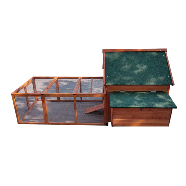 Yes4pets Xl Chicken Coop Rabbit Hutch Ferret Cage Hen Chook Cat Kitten House With Run Small Animal Cages & Hutches