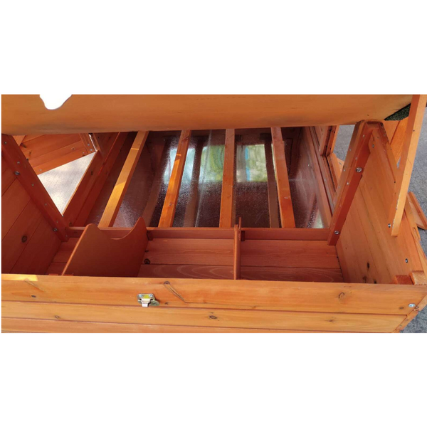 Yes4pets Xl Chicken Coop Rabbit Hutch Ferret Cage Hen Chook Cat Kitten House With Run Small Animal Cages & Hutches