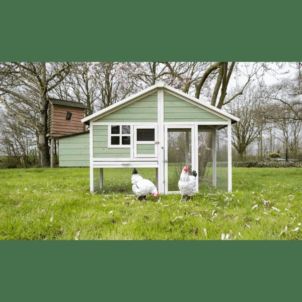 Green Large Chicken Coop Rabbit Hutch Ferret Cat Cage Hen Chook Kitten House Small Animal Cages & Hutches