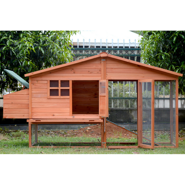 Yes4pets Xl Chicken Coop Rabbit Guinea Pig Hutch Ferret Hen House Small Animal Cages & Hutches