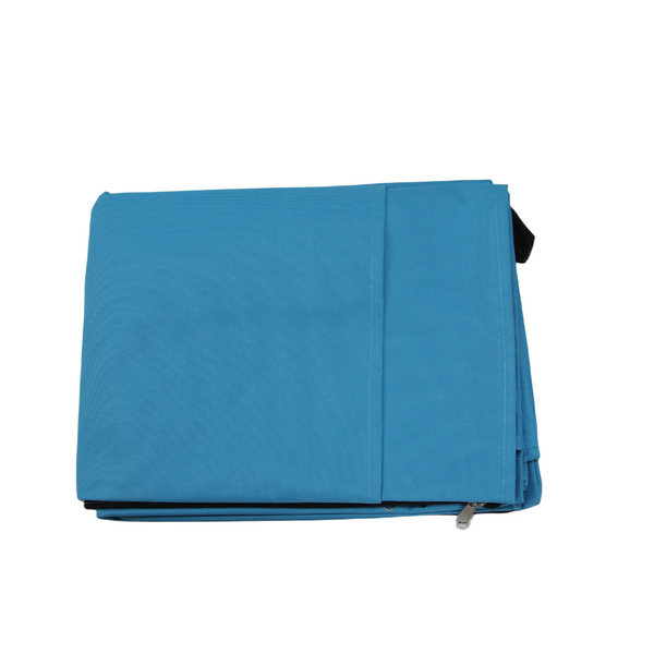 36' Foldable Dog Cat Rabbit Collapsible Crate Pet Cage With Cover Mat Blue Dog Cages