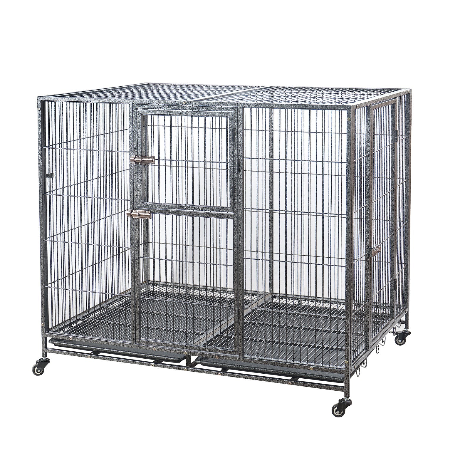 Yes4pets Xxl Pet Dog Cat Cage Metal Crate Kennel Portable Puppy Rabbit House Dog Cages