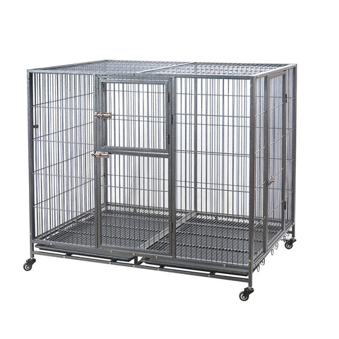 Yes4pets Xxl Pet Dog Cat Cage Metal Crate Kennel Portable Puppy Rabbit House Dog Cages