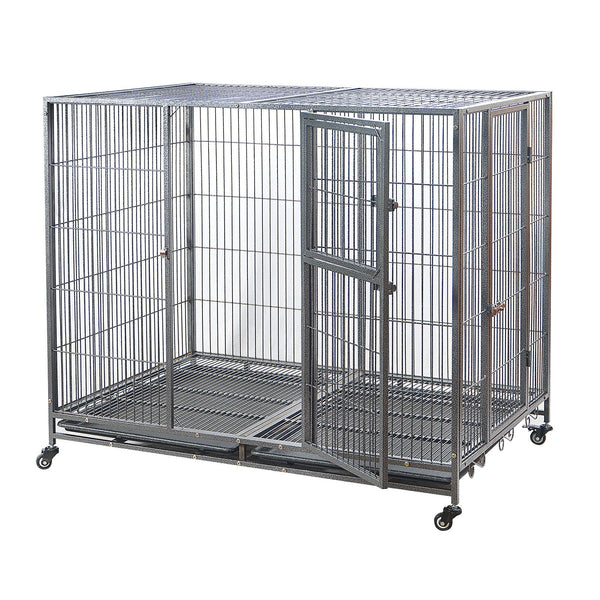Yes4pets Xxl Pet Dog Cat Cage Metal Crate Kennel Portable Puppy Rabbit House Dog Cages