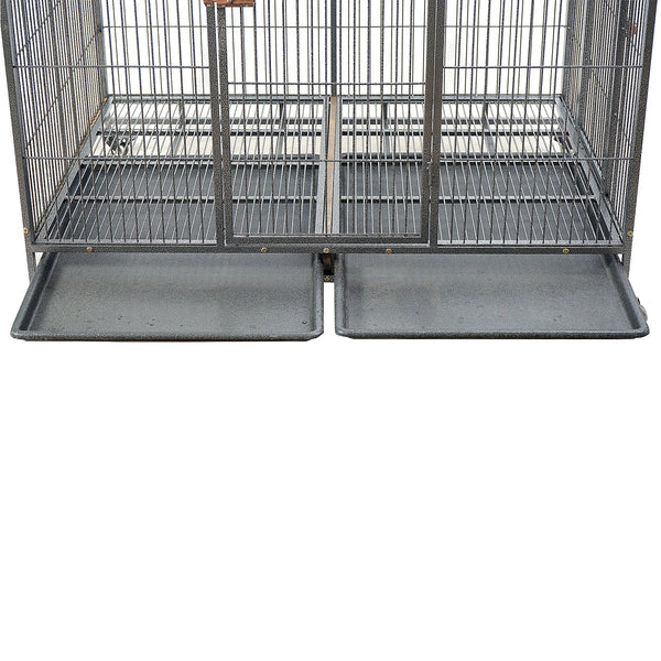 Yes4pets Xxl Pet Dog Cat Cage Metal Crate Kennel Portable Puppy Rabbit House Dog Cages