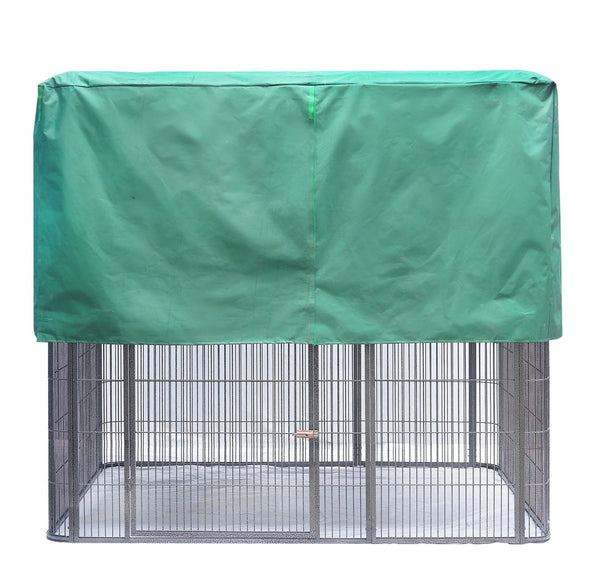 Yes4pets Xxxxl Walk In Bird Cat Dog Cage Pet Parrot Aviary Perch Castor Wheel 219X158x203cm With Green Cover Bird Cages
