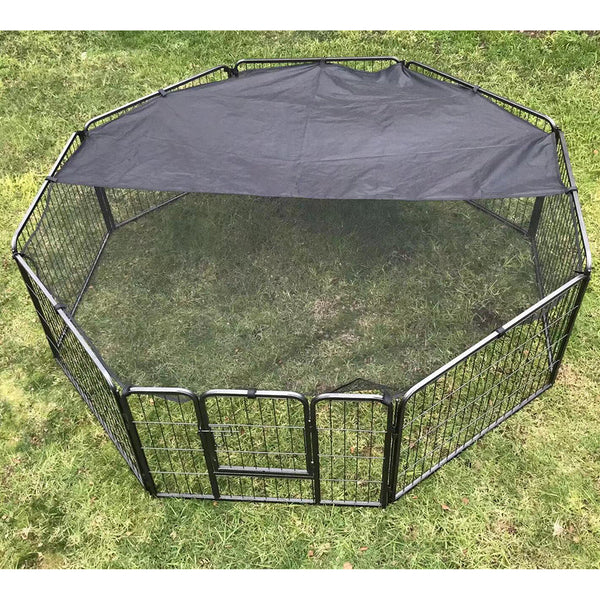 Yes4pets 60 Cm Heavy Duty Pet Dog Puppy Cat Rabbit Exercise Playpen Fence With Cover Fences & Pens