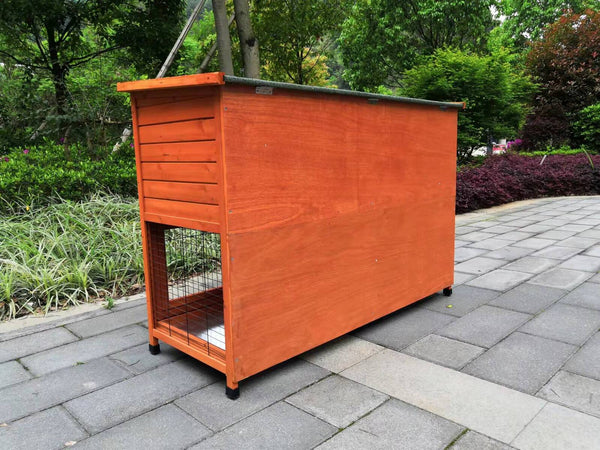 150 Cm Xxl Double Storey Rabbit Hutch Guinea Pig Ferret Cage Cat House Small Animal Cages & Hutches