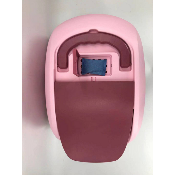 Xl Hooded Cat Toilet Litter Box Tray House With Charcoal Filter And Scoop Pink Litter Trays
