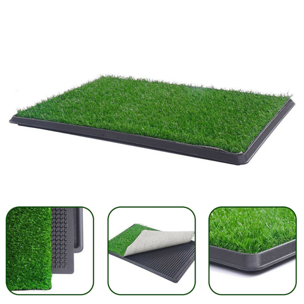 Yes4pets Xl Indoor Dog Puppy Toilet Grass Training Mat Loo Pad Potty 76 51 Cm Puppy Training Pads