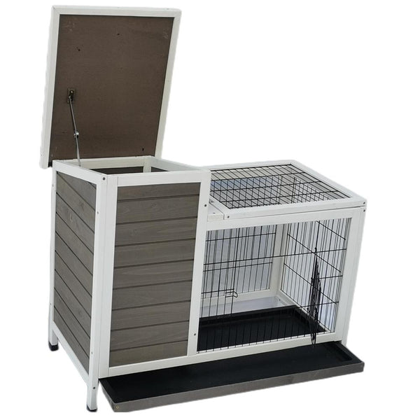 Yes4pets Rabbit Hutch Cat House Cage Guinea Pig Ferret Small Animal Cages & Hutches