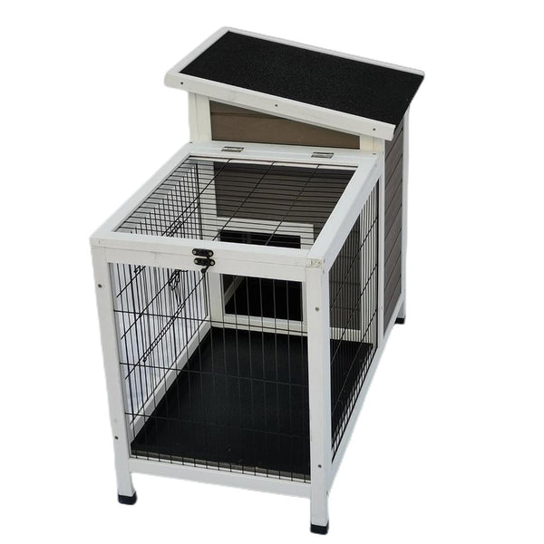 Yes4pets Rabbit Hutch Cat House Cage Guinea Pig Ferret Small Animal Cages & Hutches