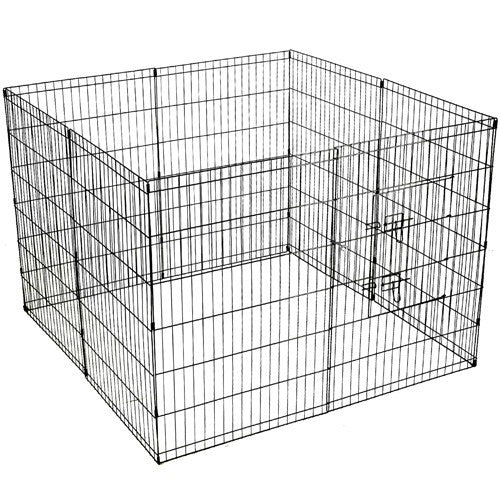 Yes4pets 42' Dog Rabbit Playpen Exercise Puppy Enclosure Fence With Cover Fences & Pens