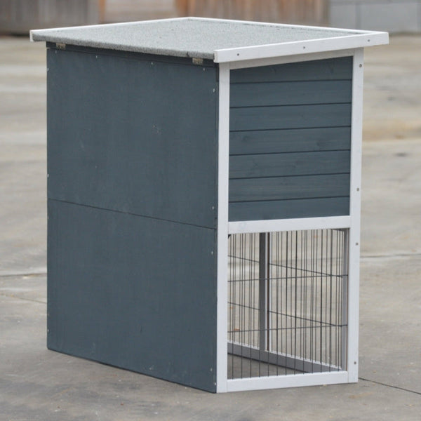 Yes4pets L Double Storey Rabbit Hutch Guinea Pig Cage Ferret W Pull Out Tray Small Animal Cages & Hutches