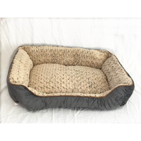 Pet Beds Large Washable Soft Pet Dog Cat Bed Cushion Mattress Grey