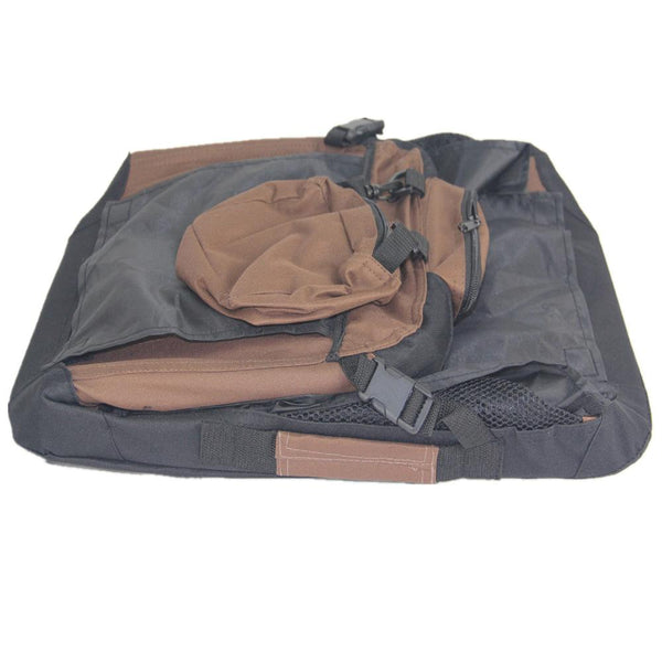 Yes4pets Xl Foldable Soft Dog Puppy Cat Crate With Curtain Brown Small Animal Supplies