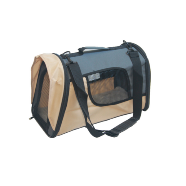 Yes4pets Small Pet Dog Cat Rabbit Guinea Pig Ferret Carrier Travel Bag Grey Pet Transport