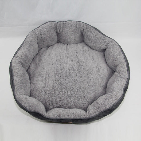 Yes4pets Blue / Grey Washable Fleece Soft Pet Dog Puppy Cat Bed Large Pet Beds