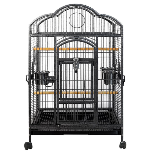 Yes4pets Bird Budgie Cage Parrot Aviary Carrier With Wheel Bird Cages