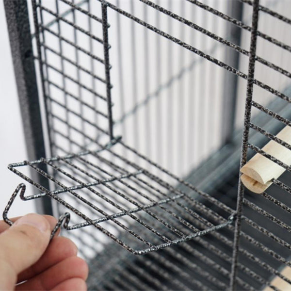 Yes4pets Large Bird Budgie Cage Parrot Aviary Carrier With Stand & Wheel Bird Cages