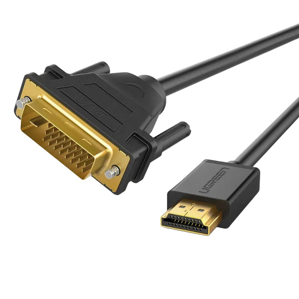 Ugreen 10136 Hdmi To Dvi 24+1 Cable 3M Monitor/Av Cables & Adapters