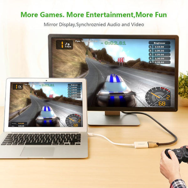 Ugreen Mini Dp To Hdmi Female Converter Cable 18Cm (10460) Monitor/Av Cables & Adapters