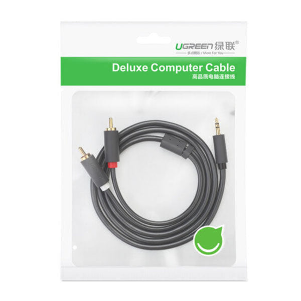 Ugreen 3.5Mm Male To 2Rca Cable 3M (10512) Audio Cable Plugs & Jacks