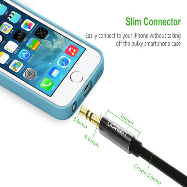 Ugreen 3.5Mm Male To Cable 3M (10736) Audio Cable Plugs & Jacks