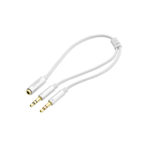 Ugreen 3.5Mm Female To 2 Male Headset Splitter (10790) Audio Cable Plugs & Jacks