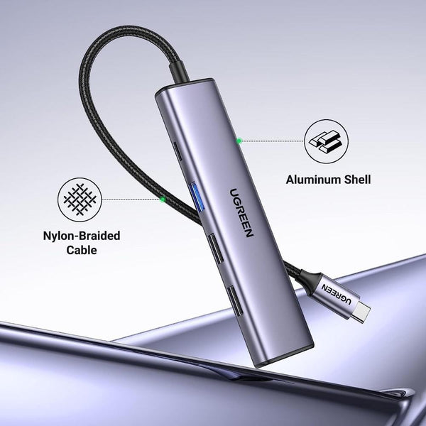 Ugreen 15495 In Usb C Hub With 4K Hdmi Usb Cables Hubs & Adapters