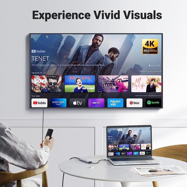 Ugreen 15495 In Usb C Hub With 4K Hdmi Usb Cables Hubs & Adapters