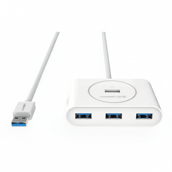 Ugreen Usb 3.0 4 Ports Hub White 1M (20283) Usb Cables Hubs & Adapters