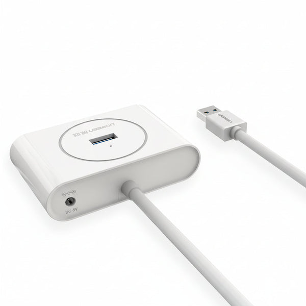 Ugreen Usb 3.0 4 Ports Hub White 1M (20283) Usb Cables Hubs & Adapters