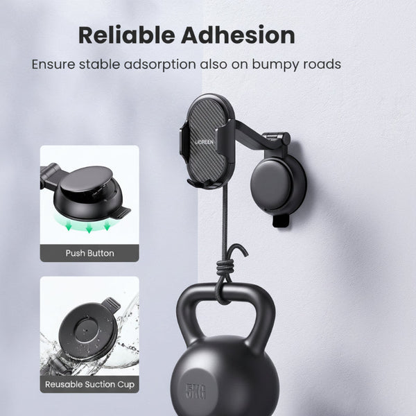 Ugreen 20473 Waterfall Shaped Suction Cup Phone Mount Mounts & Holders