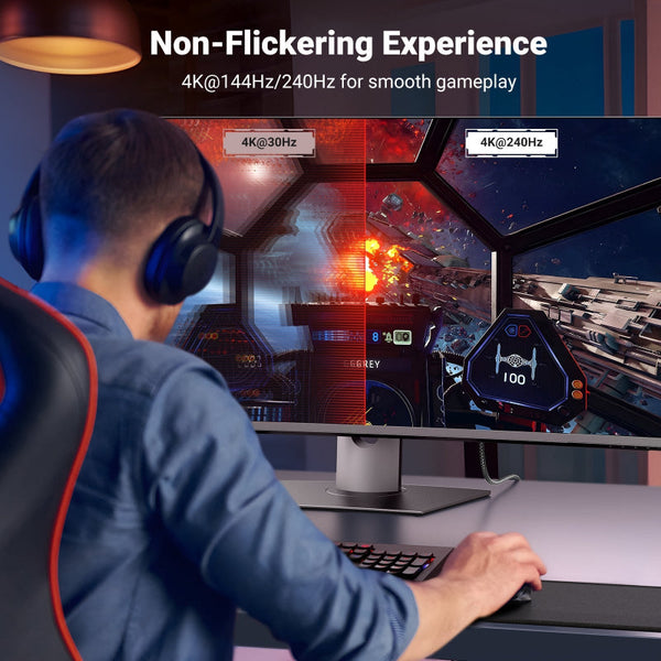 Ugreen 25158 Usb C To Displayport 8K Cable 2M Video Cables & Adapters