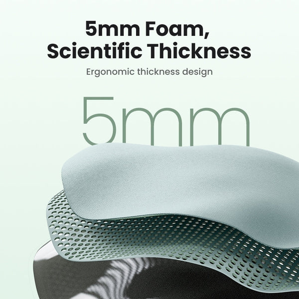 Ugreen 25243 Ergonomic Mouse Pad With Wrist Rest Green Mouse Pads & Wrist Rests