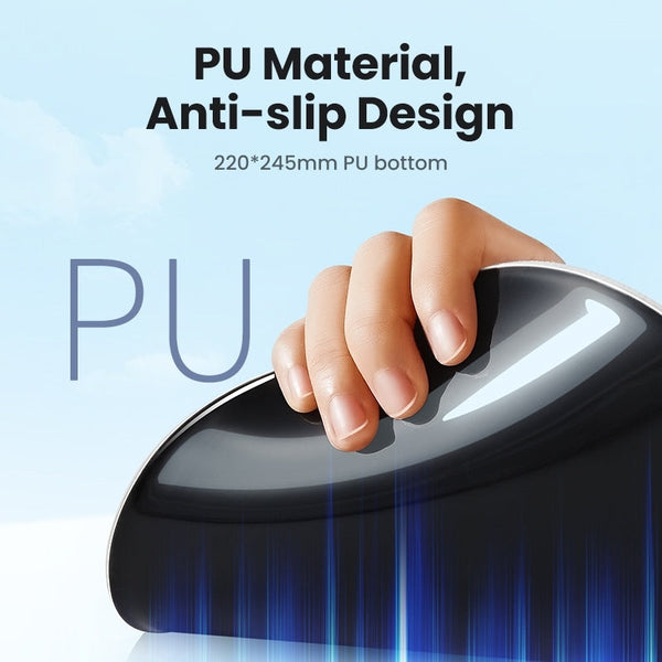 Ugreen 25243 Ergonomic Mouse Pad With Wrist Rest Green Mouse Pads & Wrist Rests