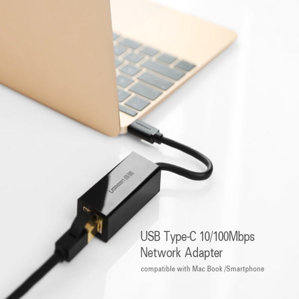 Ugreen 30287 Usb C 10/100Mbps Ethernet Adapter Ethernet Cables (Rj 45/8P8c)
