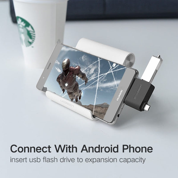 Ugreen Micro Usb+ C To 3.0 Adapter (30453) Usb Cables Hubs & Adapters