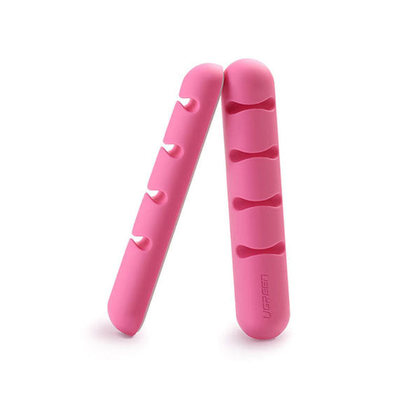 Ugreen Cable Organizer (2Pcs/Pack) Pink (30483) Cable Ties & Organisers