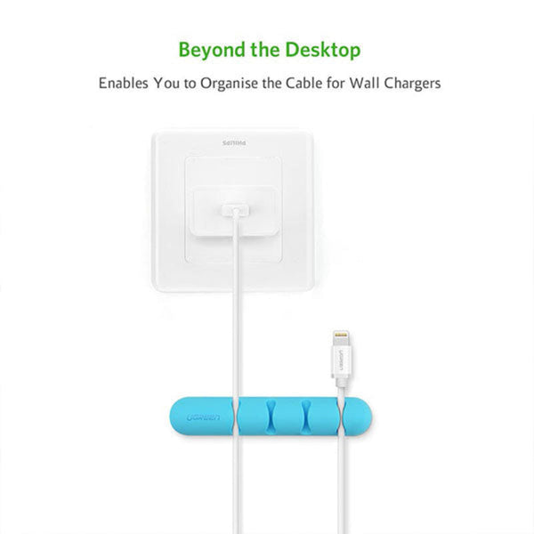 Ugreen Cable Organizer (2Pcs/Pack) Blue (30484) Cable Ties & Organisers