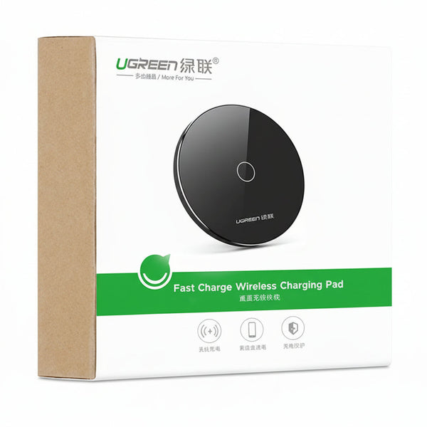 Ugreen Qi Wireless 10W Fast Charger (30570) Chargers & Cradles