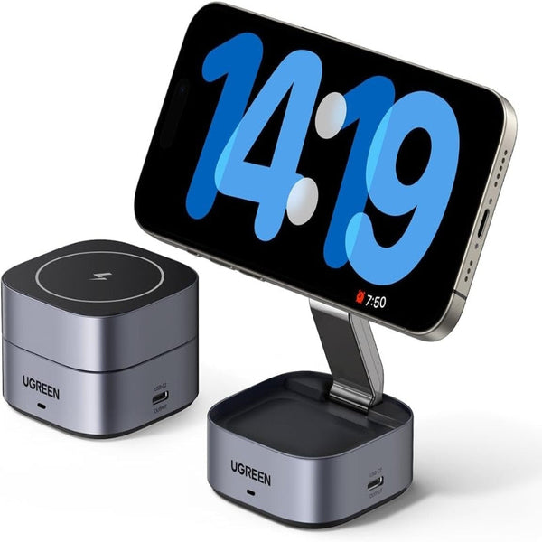 Ugreen 35278 2 In 1 Magsafe Wireless Charger With Stand Chargers & Cradles