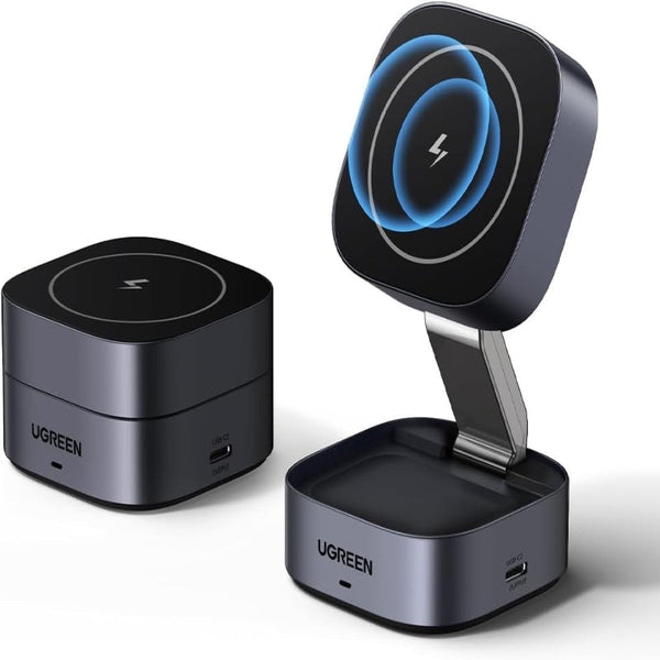 Ugreen 35278 2 In 1 Magsafe Wireless Charger With Stand Chargers & Cradles