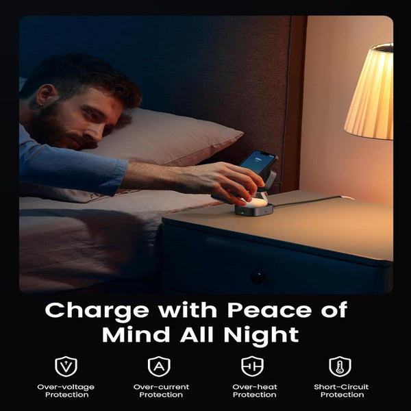 Ugreen 35278 2 In 1 Magsafe Wireless Charger With Stand Chargers & Cradles