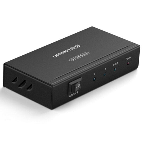Ugreen 1 X 2 Hdmi Amplifier Splitter Black (40201) Splitters & Combiners