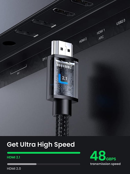 Ugreen 40447 Hdmi Extension Cable 8K 60Hz 48Gbps Male To Female 1M Monitor/Av Cables & Adapters