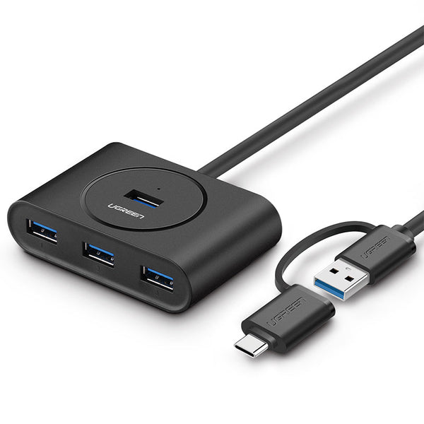 Ugreen Usb 3.0 Hub With Type C Port Black 1M 40850 Usb Cables Hubs & Adapters