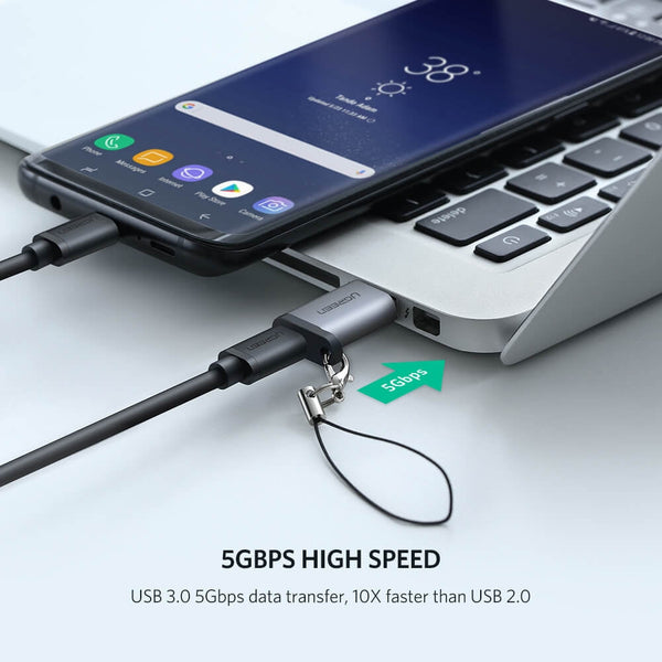 Ugreen Usb C 3.1 Female To A 3.0 Male Adapter (50533) Usb Cables Hubs & Adapters